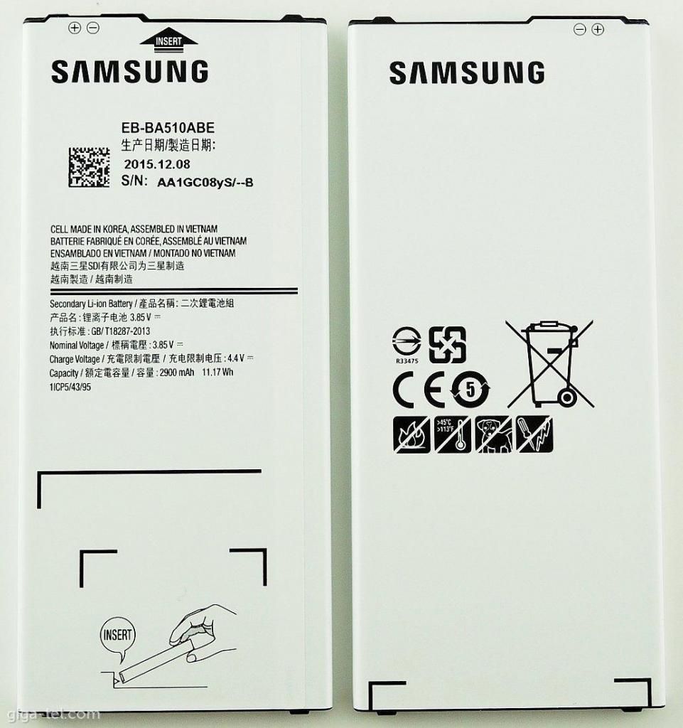 Bateria Samsung A3 A5 A7 A A A A E5