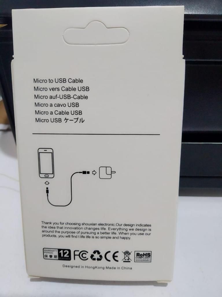 Cable USB para celulares de 3A