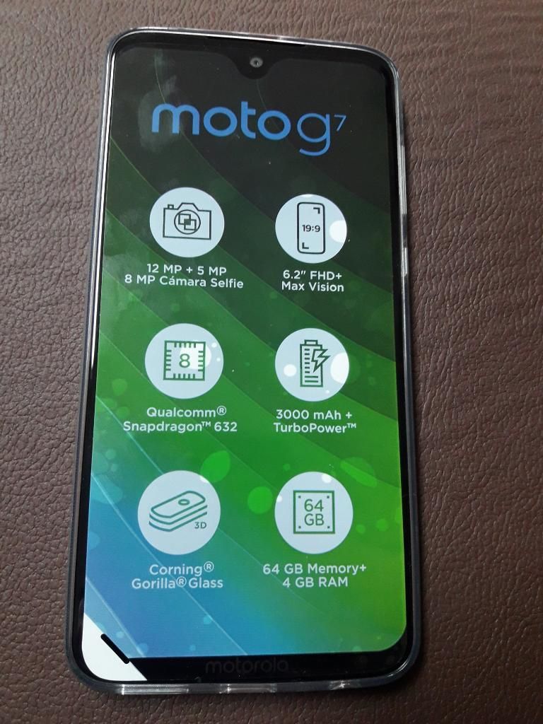 Celular Nuevo Moto G7 de 64 Gb