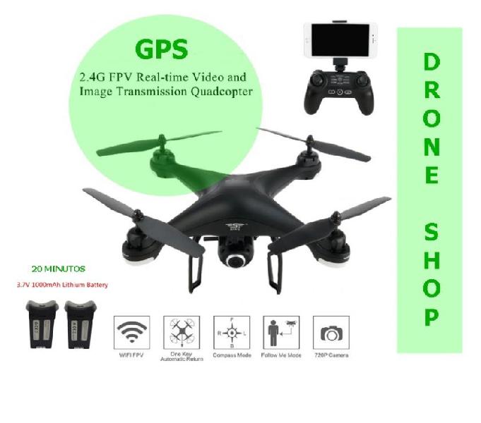 Dron Drones DS20 GPS Cámara HD 780P gimbal de 75°