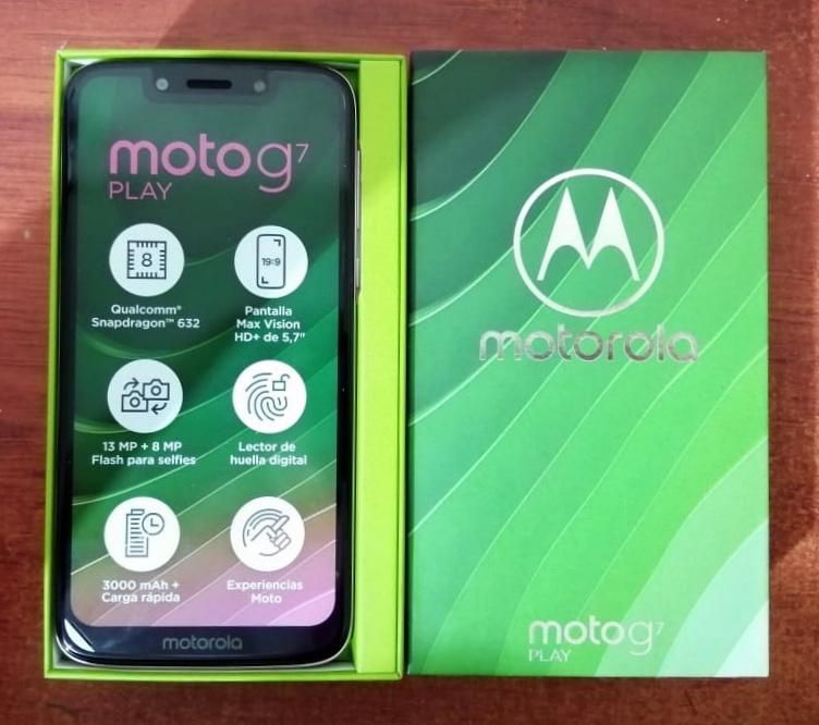 Motorola Moto G7 play, nuevo, 2gb ram, 32gb, huella dual sim
