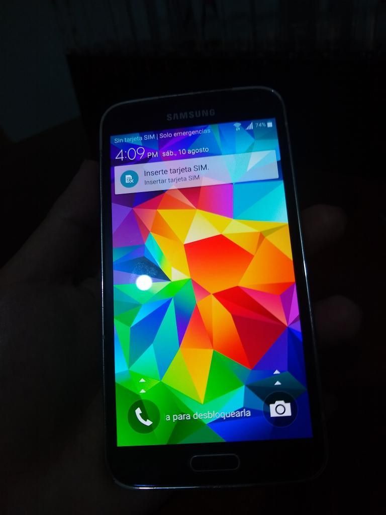 Samsung S5 Solo Redes.