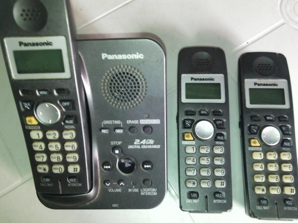 TELEFONO FIJO INALAMBRICOS 3 EN 1 MARCA PANASONIC