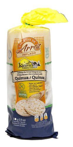 Galletas De Arroz Integrales Quinua Karavansay 110gr