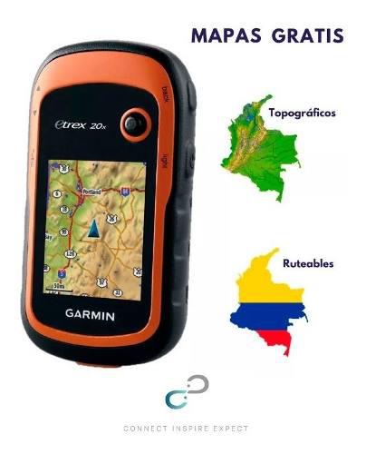 Gps Garmin Etrex 20x Navegador Mapas Colombia Nuevo Modelo