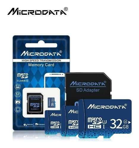Memoria Micro Sd 32gb Clase 10 Microdata + Obsequio