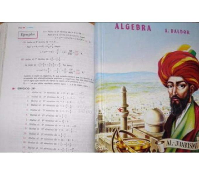 Algebra de Baldor Nuevo Tapa dura a color Gratis Soluciona