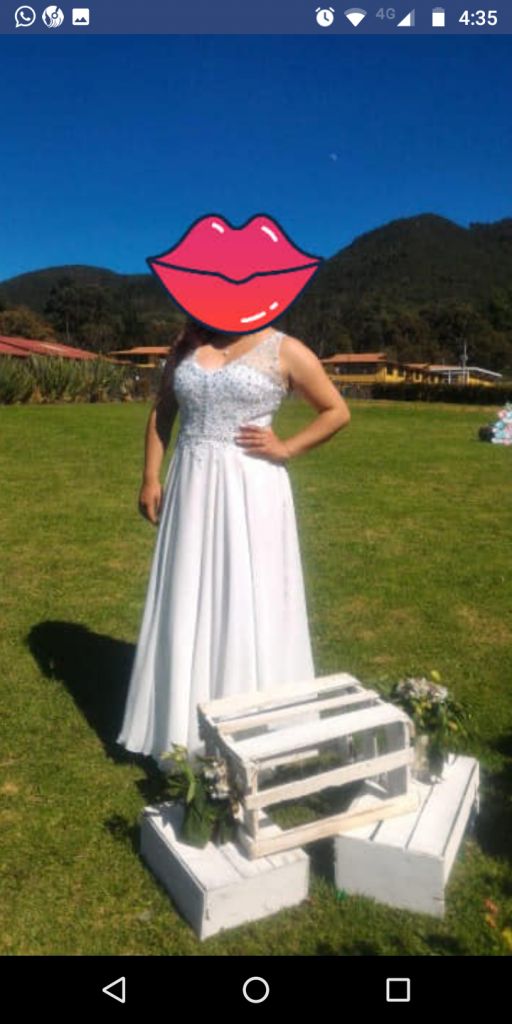 Hermoso Vestido de Novia