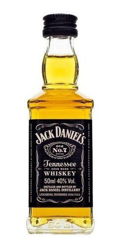 Miniatura Botellita 50ml Whiskey Jack Daniels Estampillada
