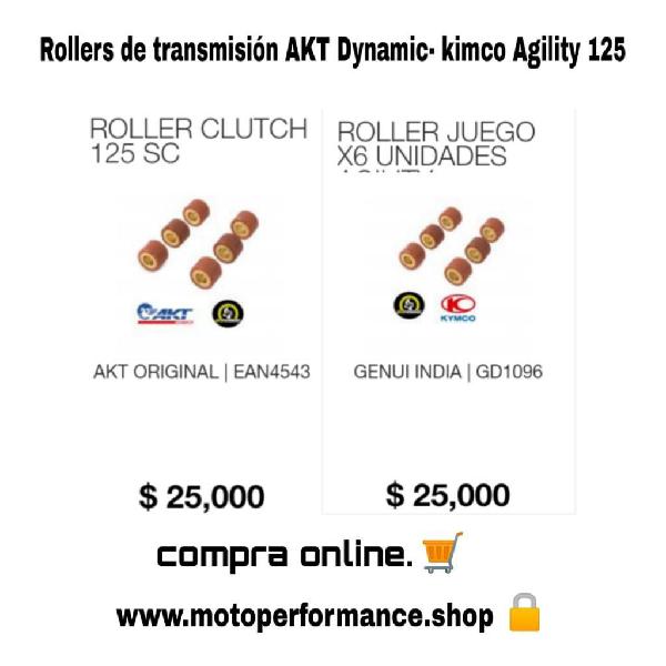 Rollers Clutch Agility 125