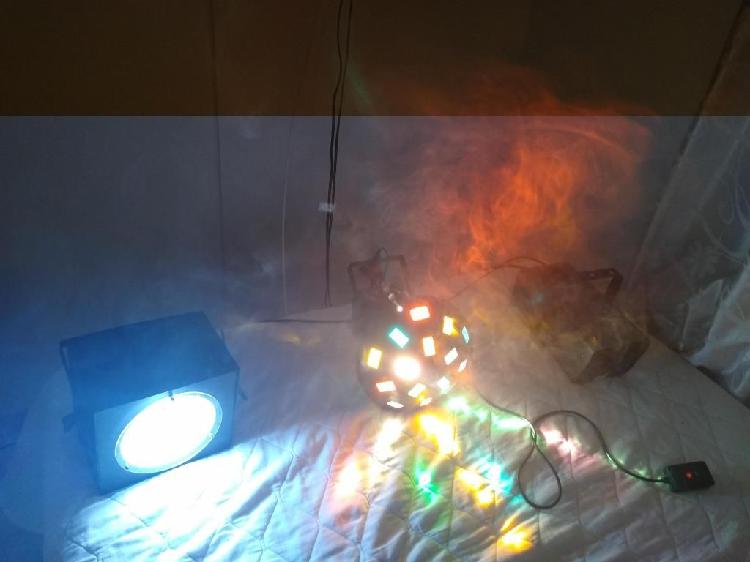 ALQUILER DE LUCES, STROBER Y CAMARA DE HUMO 70.000