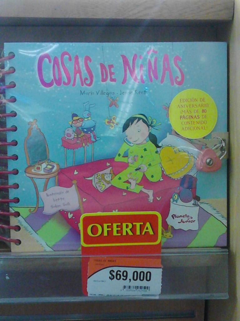 Libro Cosas de Niñas. Edición Especial con Candado.