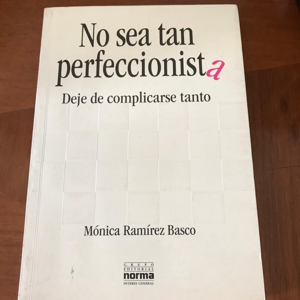 Libro No Sea Perfeccionista