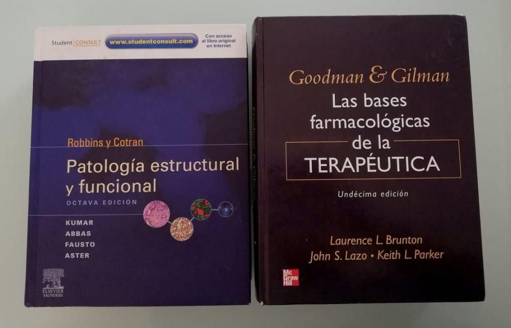 Libros de medicina (Patología y Farmacología)