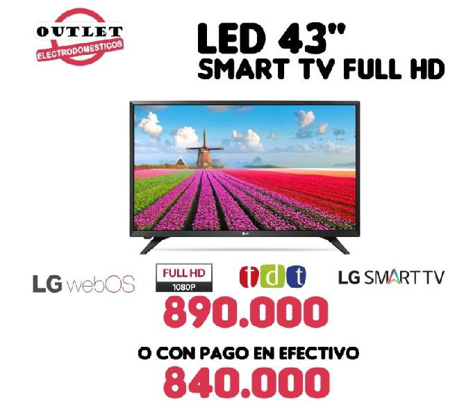 PROMOCIÓN ! LED LG 43" SMART TV FULL HD