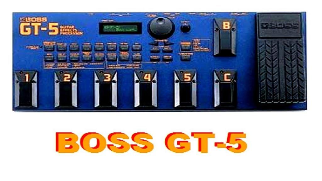 Procesador De Efectos De Guitarra Boss Gt-5