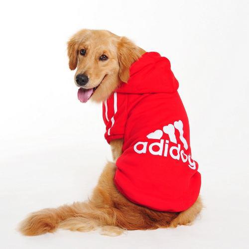 Buso Saco Mascota Adidog Razas Grandes Xl/7xl - Color Rojo
