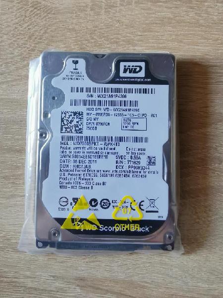 Disco Duro Portátil Wd750gb