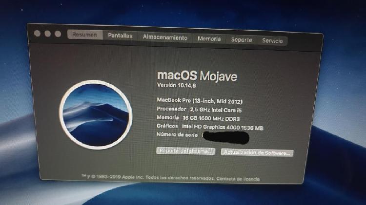 Macbook Pro 2012 Ssd 1tb 16gb Ram