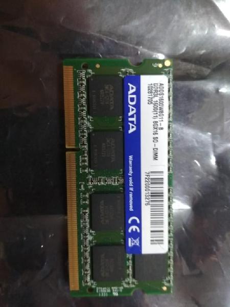 Se Vende Memoria Ram Ddr3 8 Gb 1600