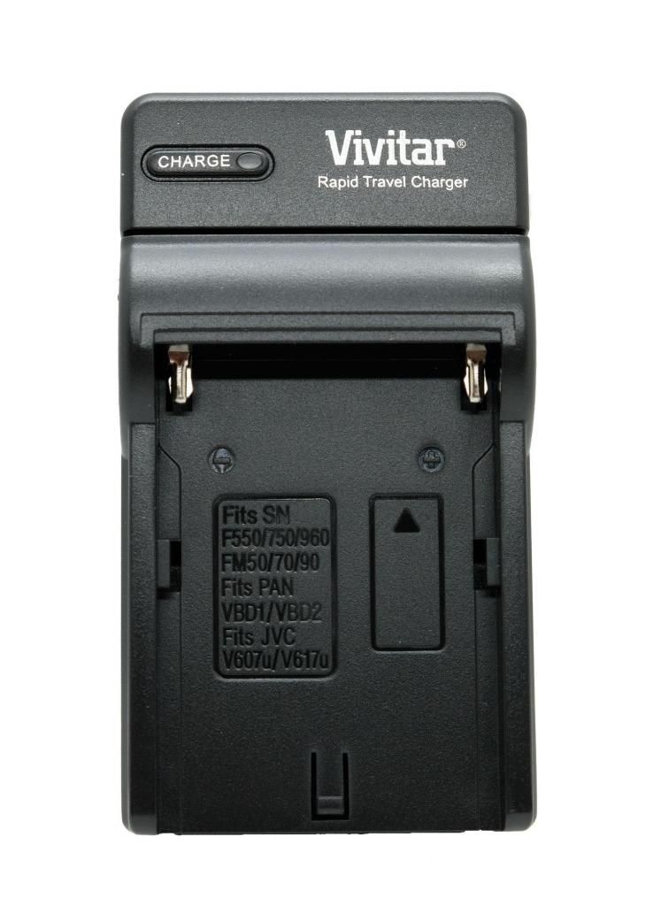 Cargador Vivitar Para Sony Np F970 Para Yn300ii Yn160 Yn308