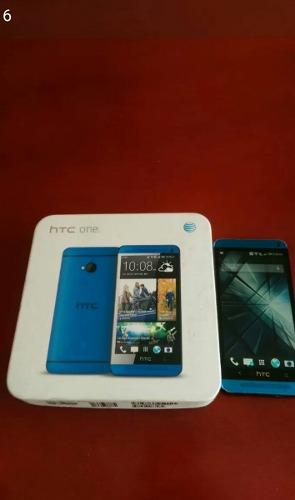 Htc One M7 Azul 4g Lte Leer Vendo Cambio