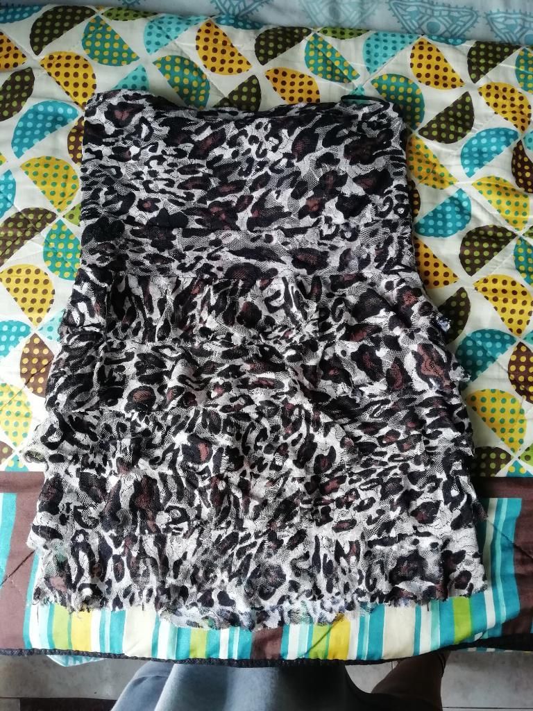 Blusa Straplee Animal Print Talla S