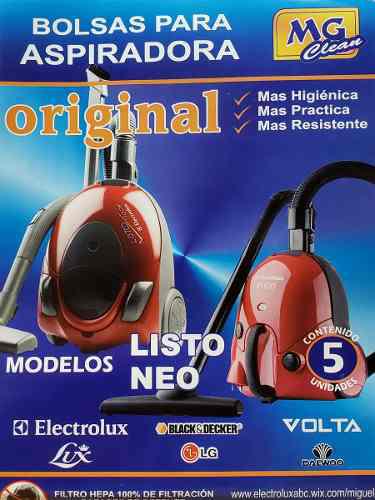 Bolsas Listo Aspiradora Electrolux Lis01