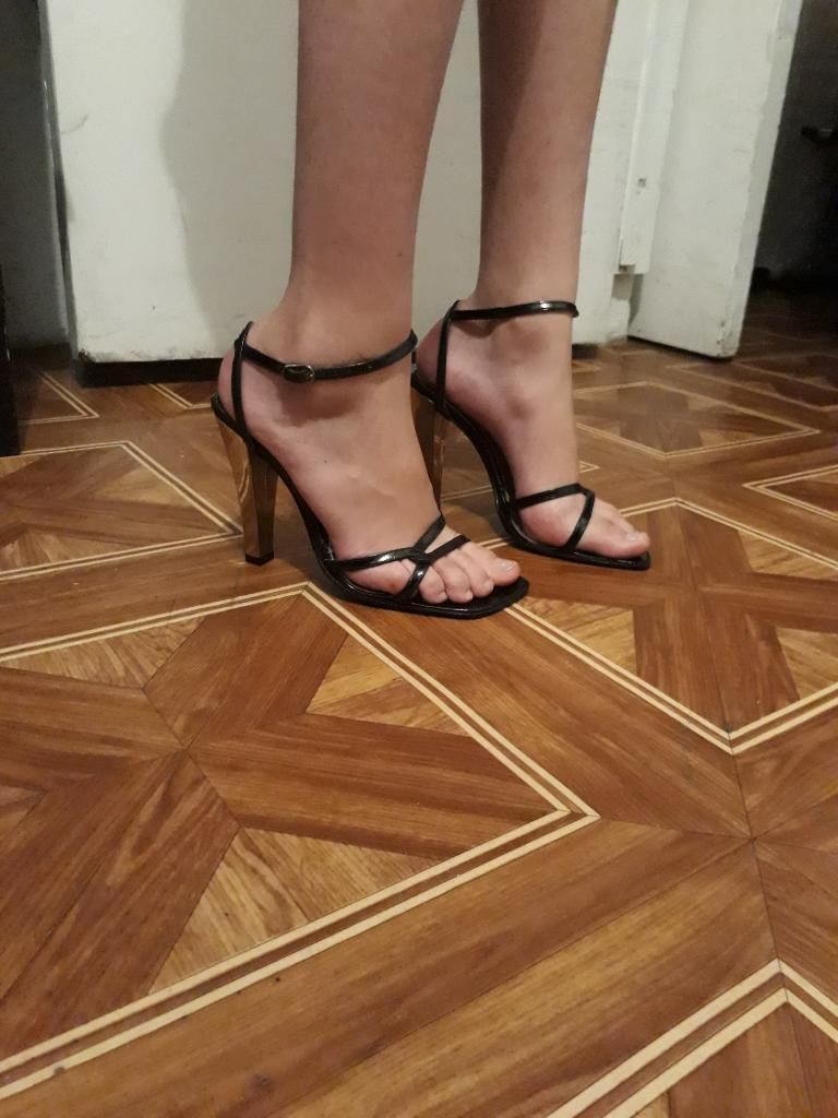 Sandalias en Cuero Italianas 35