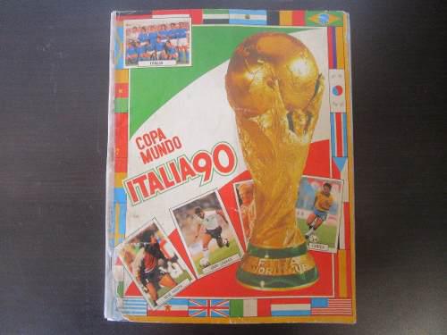 Antiguo Album Genuino Coleccion Copa Mundo Italia 90 1990
