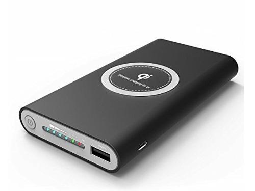 Powerbank Cargador Inalámbrico Qi Batería Externa 10000mah