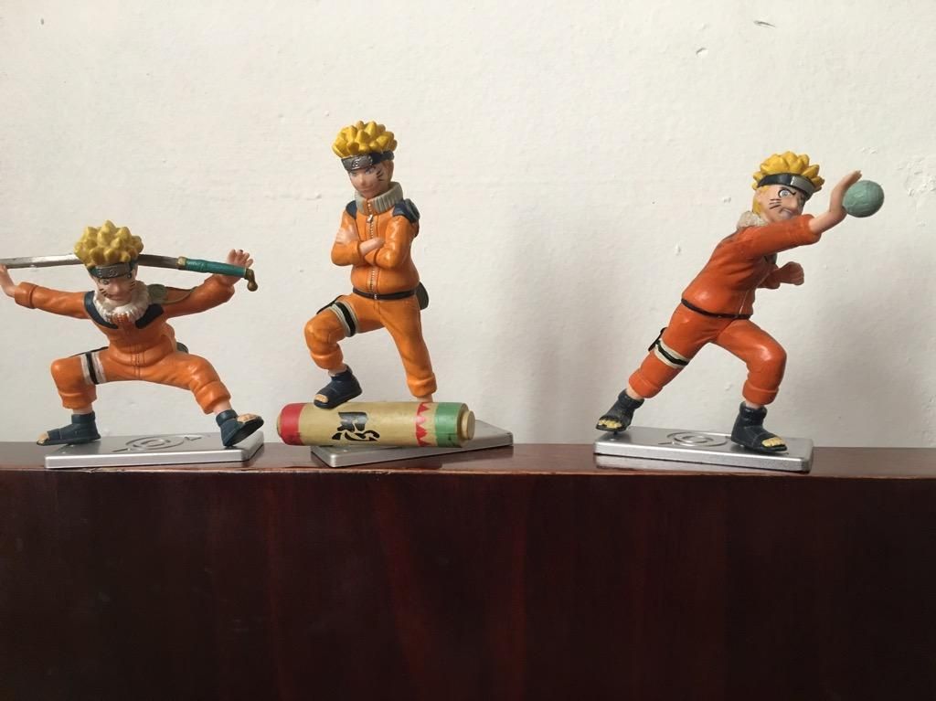 Set de 3 Figuras de Naruto