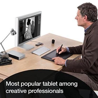 Tableta de Diseño Wacom Intuos Pro Pen and Touch Tablet,