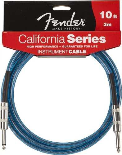 Cable Fender California 10´ Instrumento 3 Mts