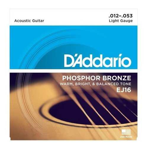 Encordado D'addario Ej16 Guitarra Electroacústica