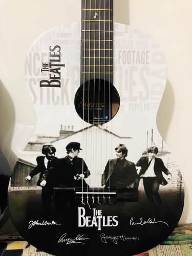 Guitarra Acustica Edicion The Beatles +forro+envio