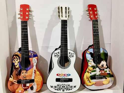 Guitarras Acústicas Serie Coco Para Niños+ Forro-+ Metodo