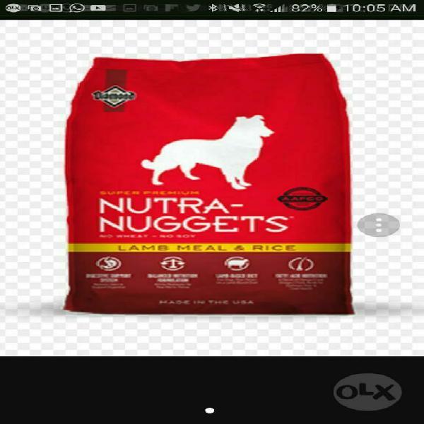 Nutranuggets Cordero Y Arroz X 15 Kls