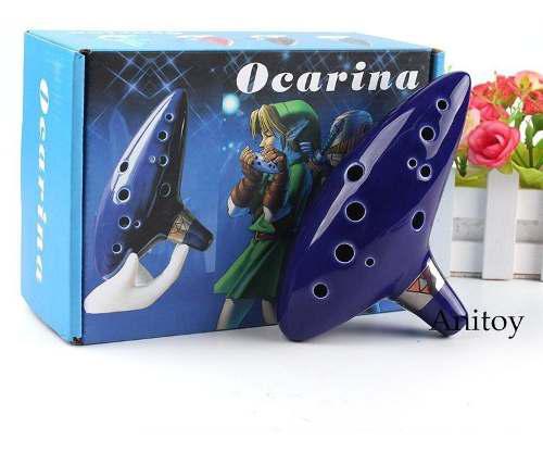 Ocarina En Ceramica Legend Of Zelda 12 Huecos + Obsequio