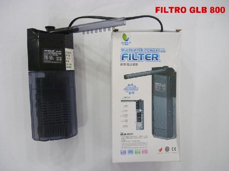 filtro para pecera GLB 800 NUEVO con capacidad de 180 Litros