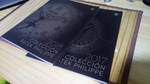 2 Revistas Catalogo De Relojes Patek Philippe 2017-2018