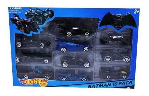 Colección De Autos Batman Héroe X 10 Und Metálicos 999-10