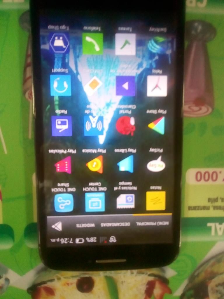 One Touch Alcatel Android Tarjeta