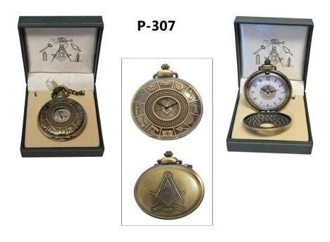 Reloj De Bolsillo Masonico