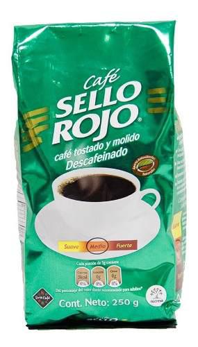 Cafe Sello Rojo Descafeinado 250gr