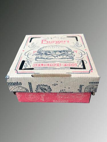 Cajas De Hamburguesa Carton X 50 Unidades