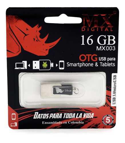 Memoria Otg Usb Smartphone & Tablets Mx Digital Mx003 16gb