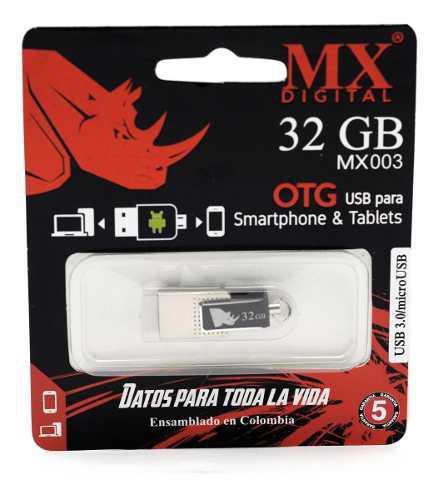 Memoria Otg Usb Smartphone & Tablets Mx Digital Mx003 32gb