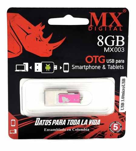 Memoria Otg Usb Smartphone & Tablets Mx Digital Mx003 8gb