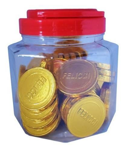 Monedas De Chocolate Felicci Tarro X 45 U - kg a $7